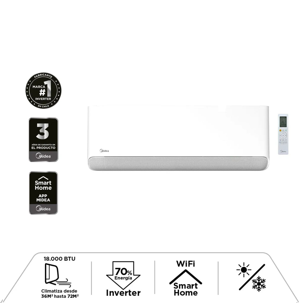 MIDEA - Split muro Midea Breezeless Inverter