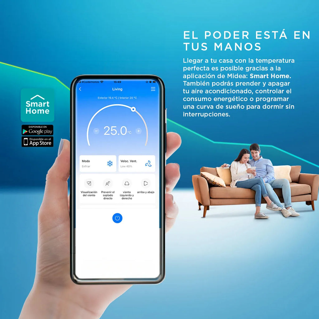 MIDEA - Split muro Midea Breezeless Inverter